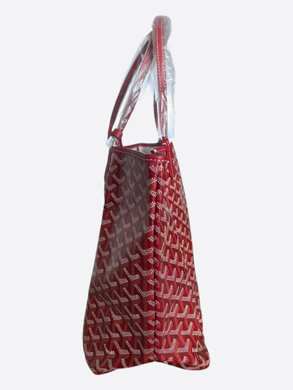 Goyard Red St. Louis Tote Bag