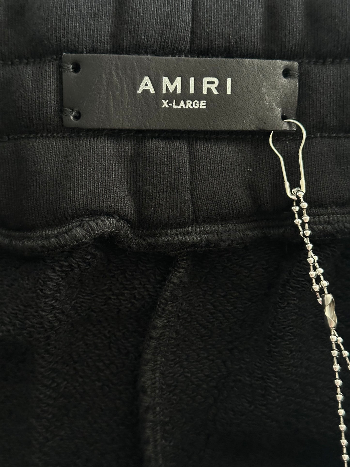 Amiri Black & White Cherub Logo Sweatpants