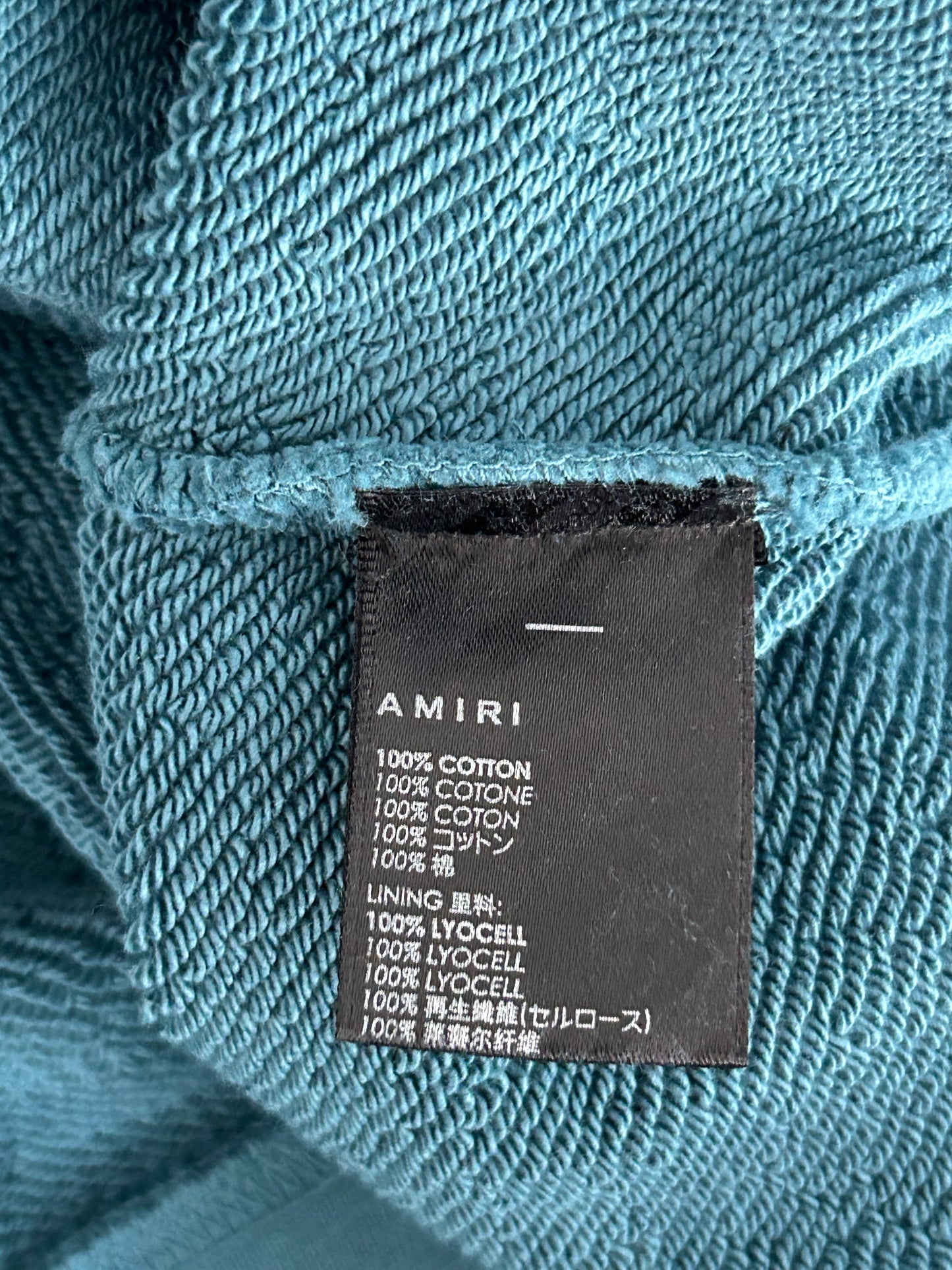 Amiri Eden Rock Blue & White St. Barthelemy Hoodie