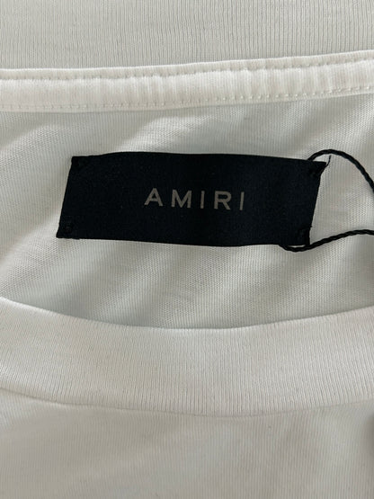 Amiri White & Black MA Angel Logo T-Shirt