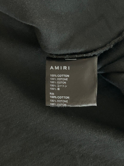 Amiri Black & White Fliligree Logo T-shirt