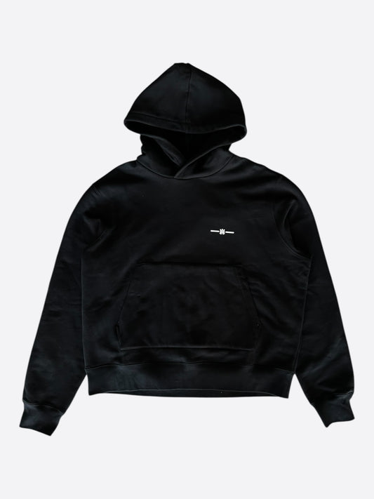 Amiri Black & White Mini MA Bar Logo Hoodie