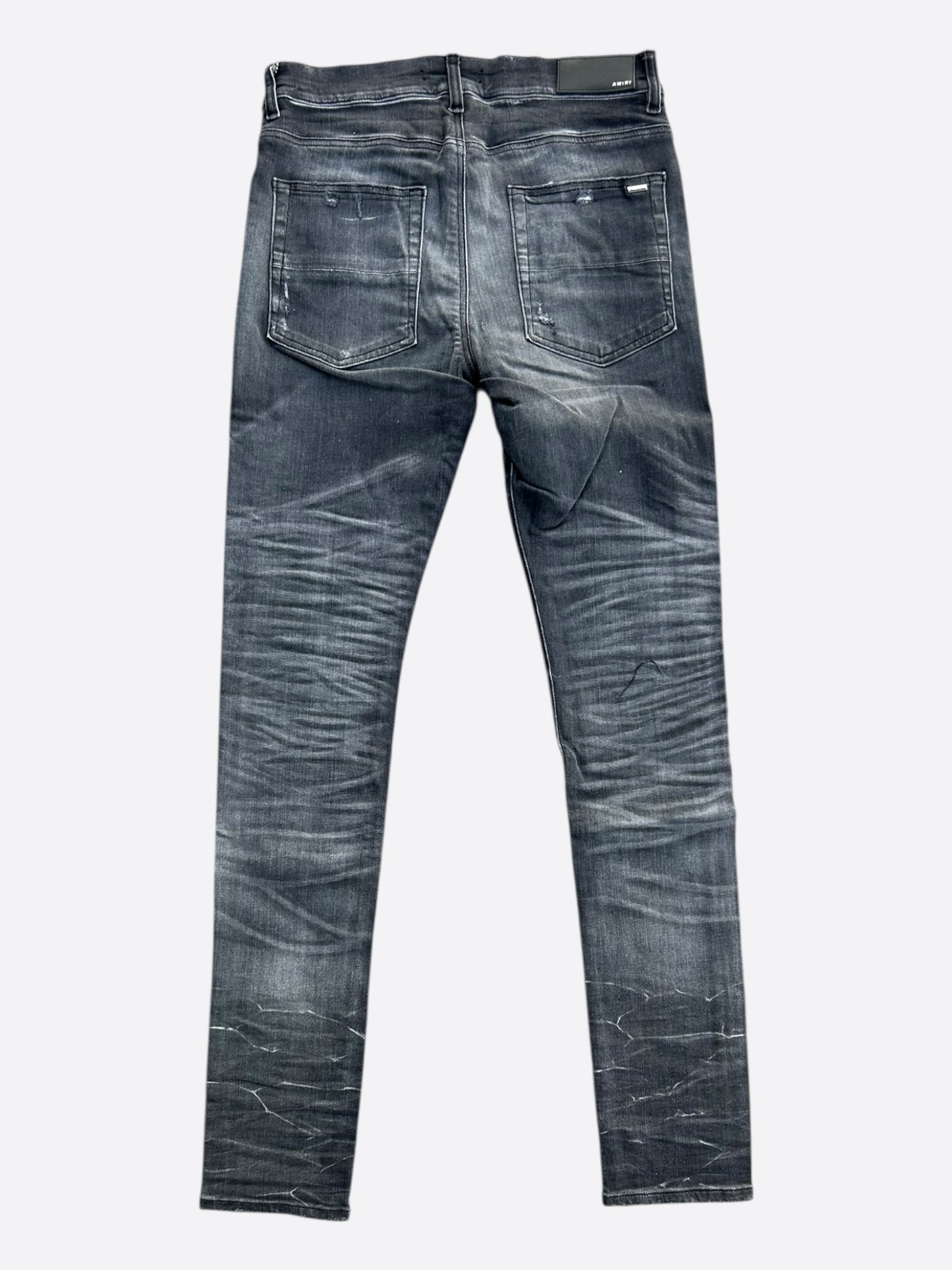 Amiri Storm Grey Stack Jeans