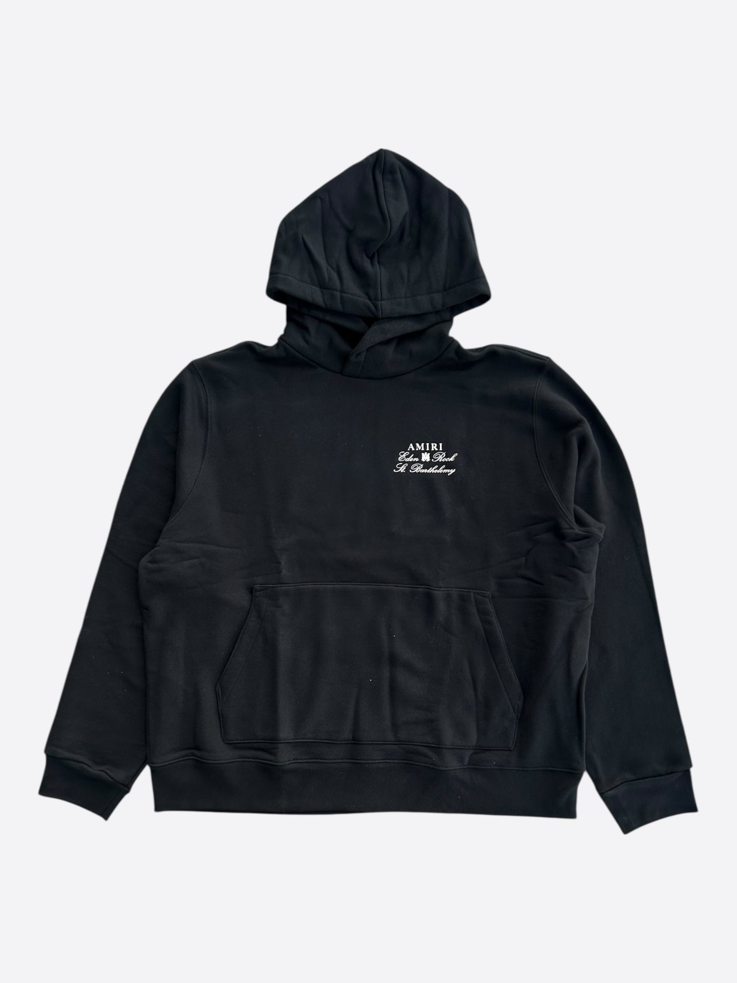 Amiri Eden Rock Black & White St. Barthelemy Hoodie