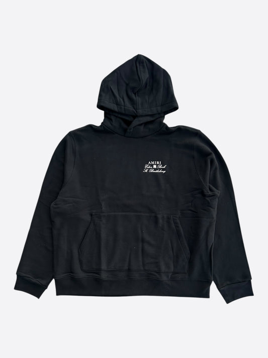 Amiri Eden Rock Black & White St. Barthelemy Hoodie
