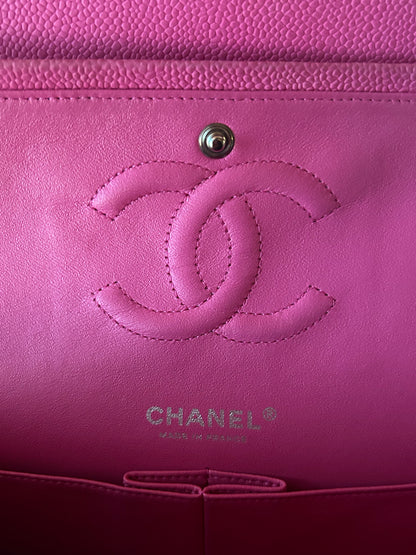 Chanel Pink Caviar Quilted Medium Flap Bag