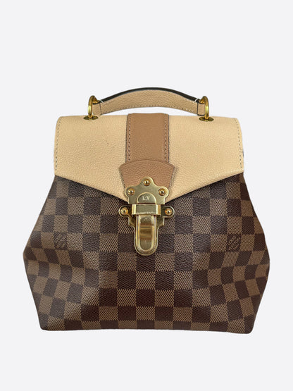 Louis Vuitton Damier Ebene & Cream Clapton Backpack