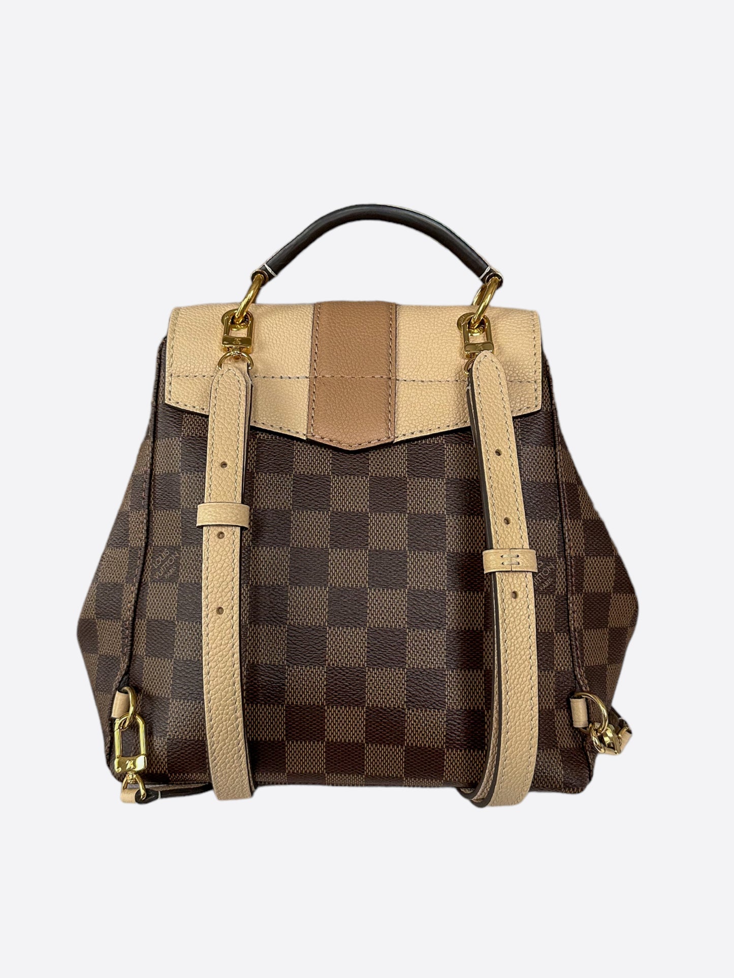 Louis Vuitton Damier Ebene & Cream Clapton Backpack