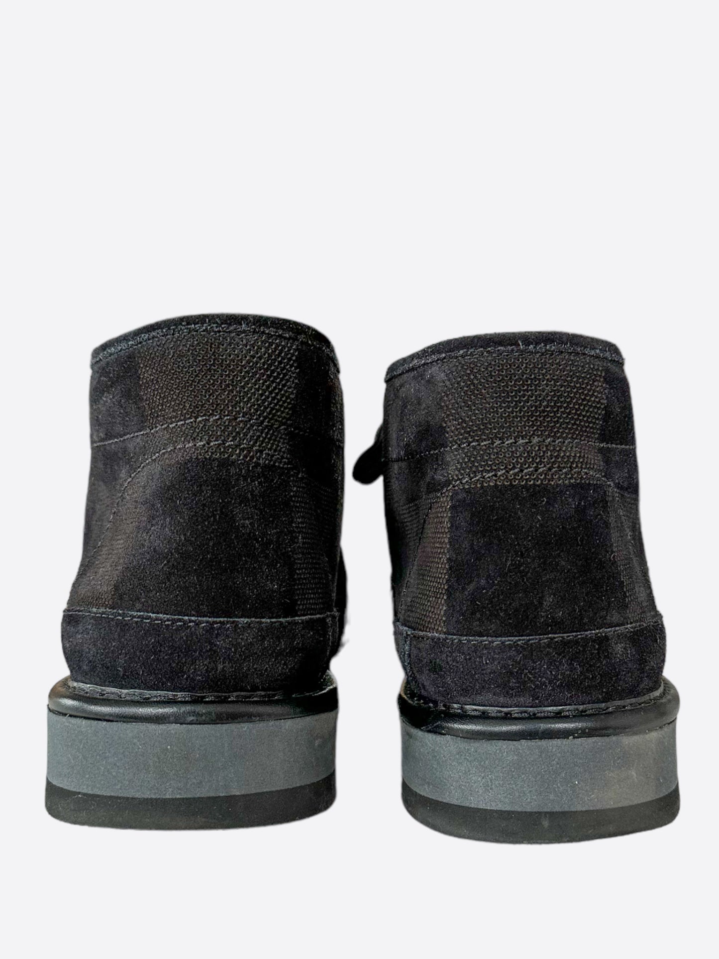 Louis Vuitton Nigo Black & Brown Damier Suede Ankle Boots