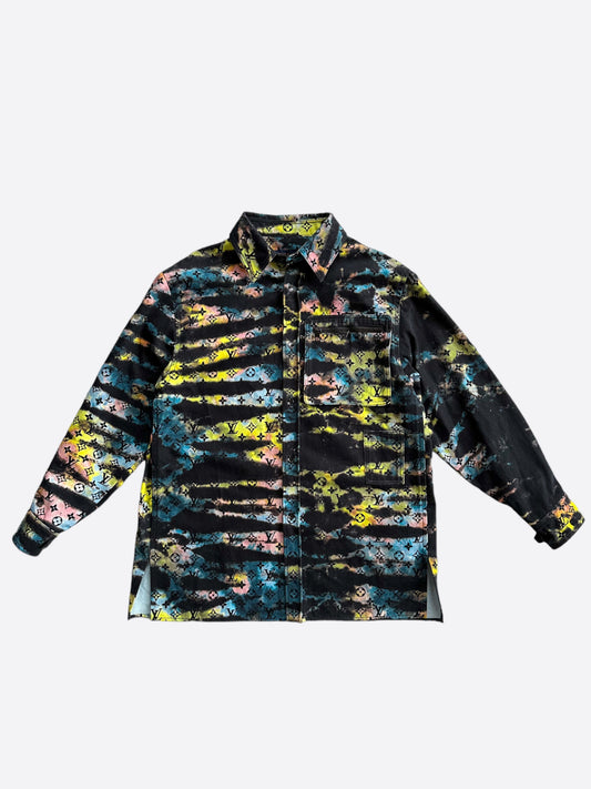 Louis Vuitton Multicolor Tie-Dye Monogram Overcoat