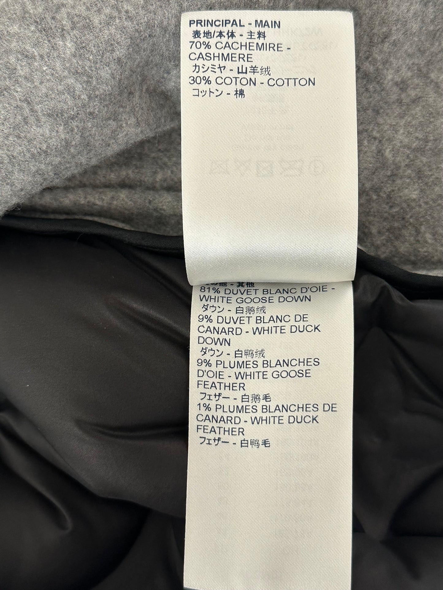 Louis Vuitton Grey Monogram Boyhood Puffer Jacket