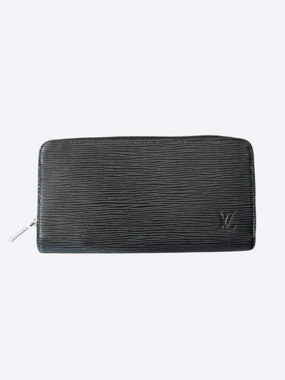 Louis Vuitton Black EPI Zippy Wallet