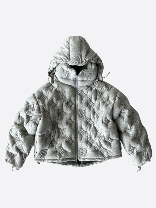 Louis Vuitton Grey Monogram Boyhood Puffer Jacket