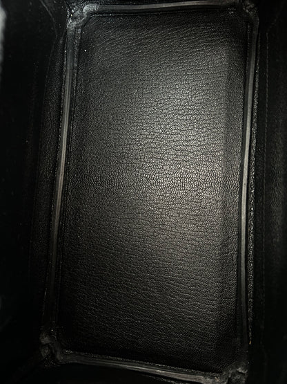 Hermes Black Lizard & Palladium Hardware Birkin 25