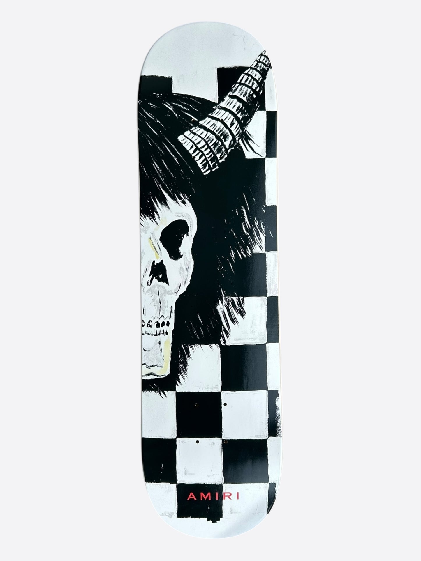 Amiri Wes Lang Black & White Altered Sacrifice Skate Deck