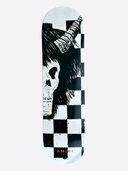 Amiri Wes Lang Black & White Altered Sacrifice Skate Deck
