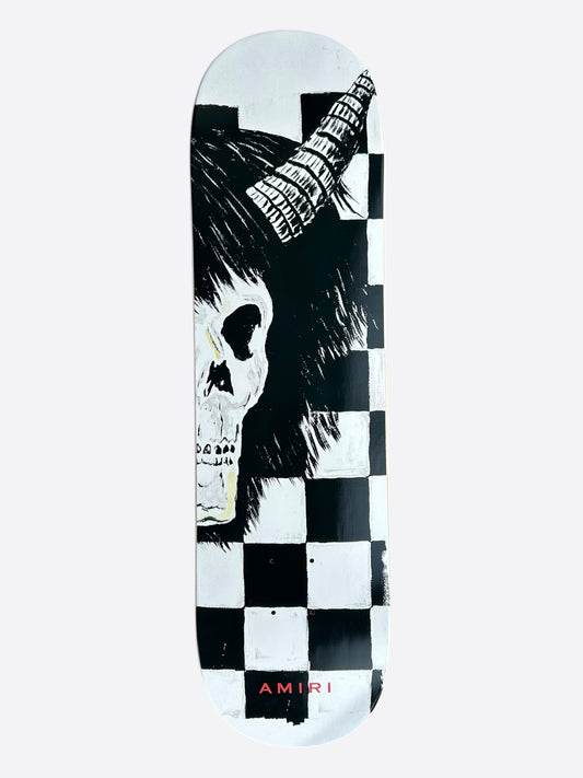 Amiri Wes Lang Black & White Altered Sacrifice Skate Deck