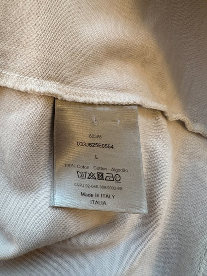 Dior Stussy Pink & White Logo T-Shirt