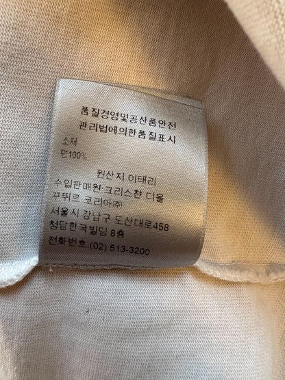 Dior Stussy Pink & White Logo T-Shirt