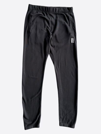 Chrome Hearts Black & White Embroidered Sweatpants