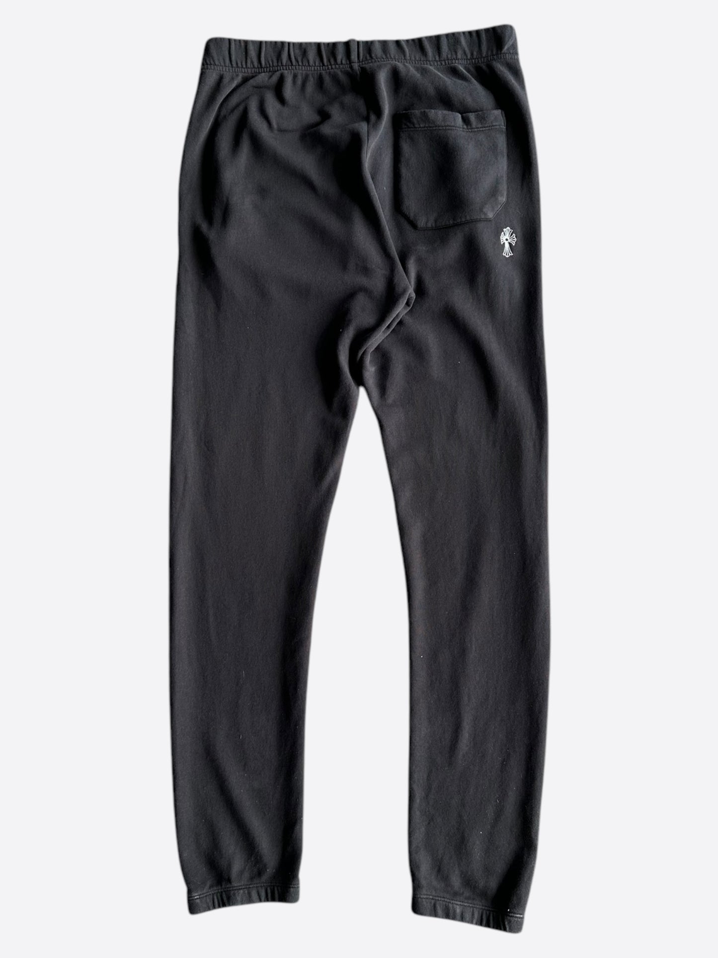 Chrome Hearts Black & White Embroidered Sweatpants