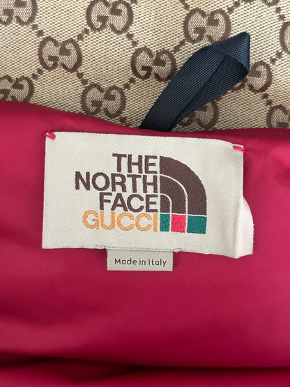 Gucci The North Face Beige GG Monogram Puffer Jacket