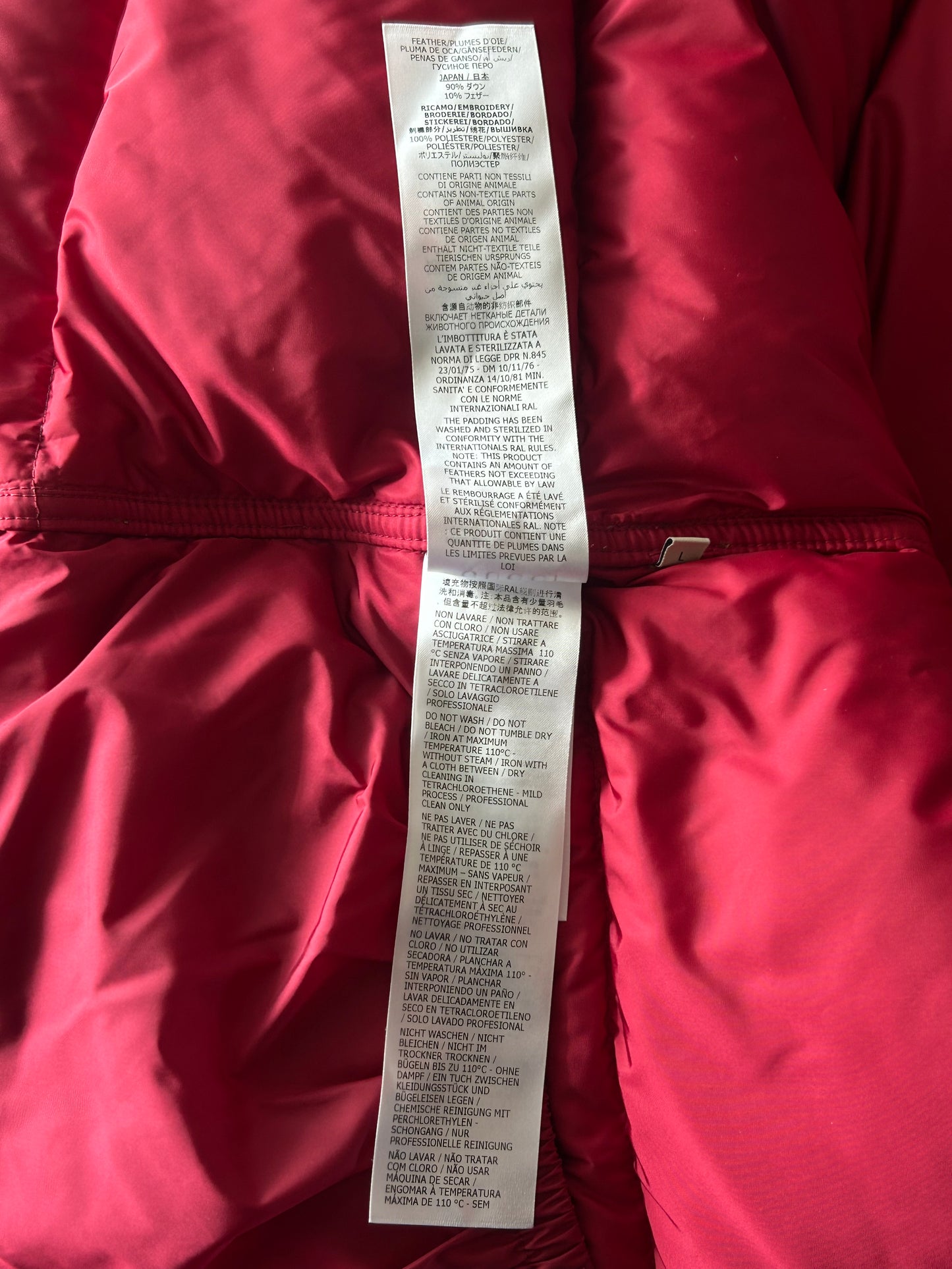 Gucci The North Face Beige GG Monogram Puffer Jacket