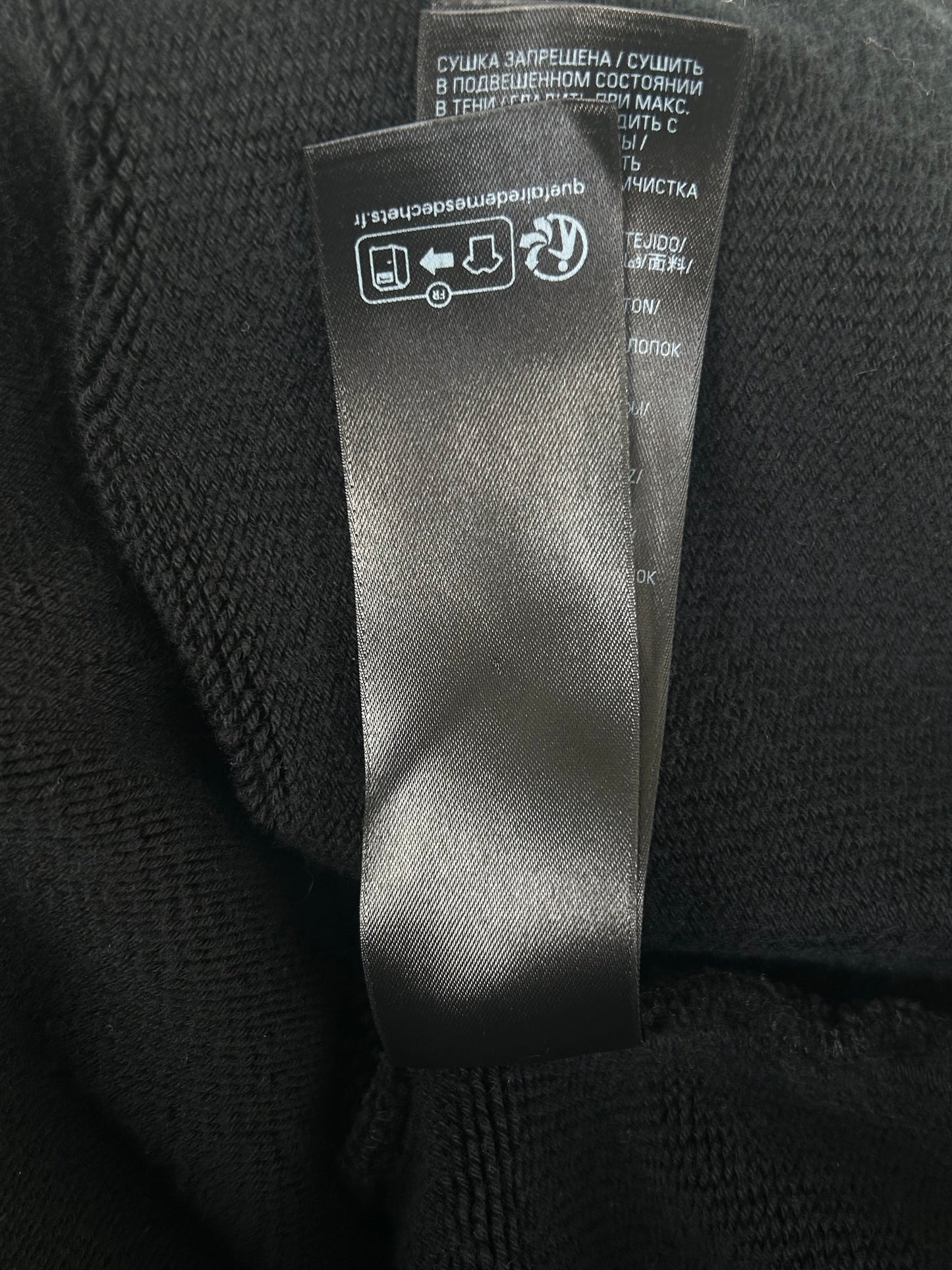 Balenciaga Black & White Darkwave Logo Hoodie