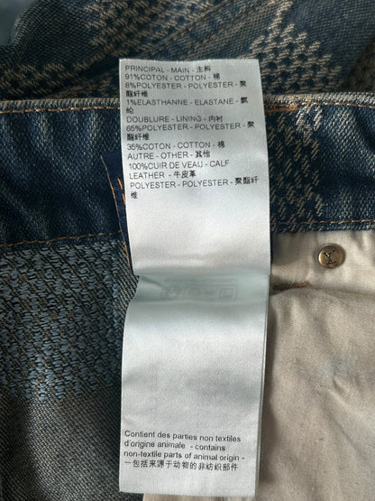 Louis Vuitton Blue Damier Denim Jeans