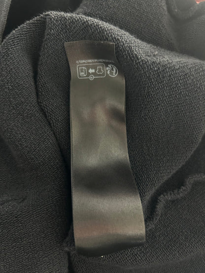 Balenciaga Black & Grey Liquified Logo Hoodie