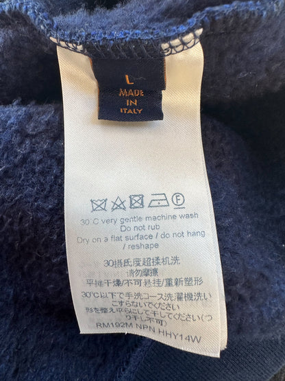 Louis Vuitton Blue Monogram Jacquard Sweater