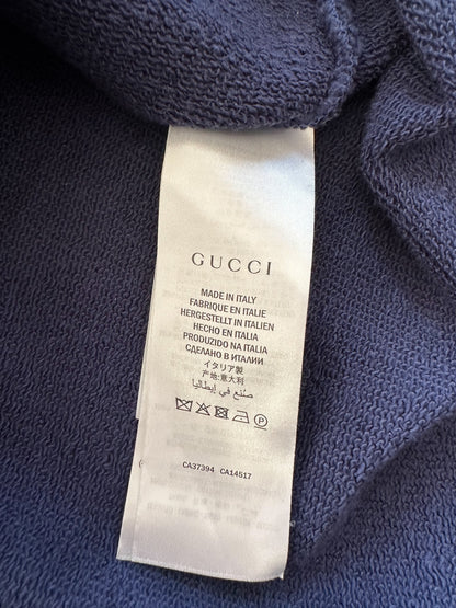 Gucci Navy GG Star Striped Sweater