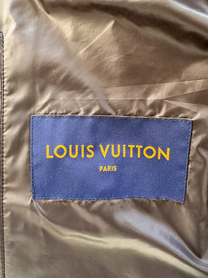 Louis Vuitton Black Flower Monogram Puffer Vest