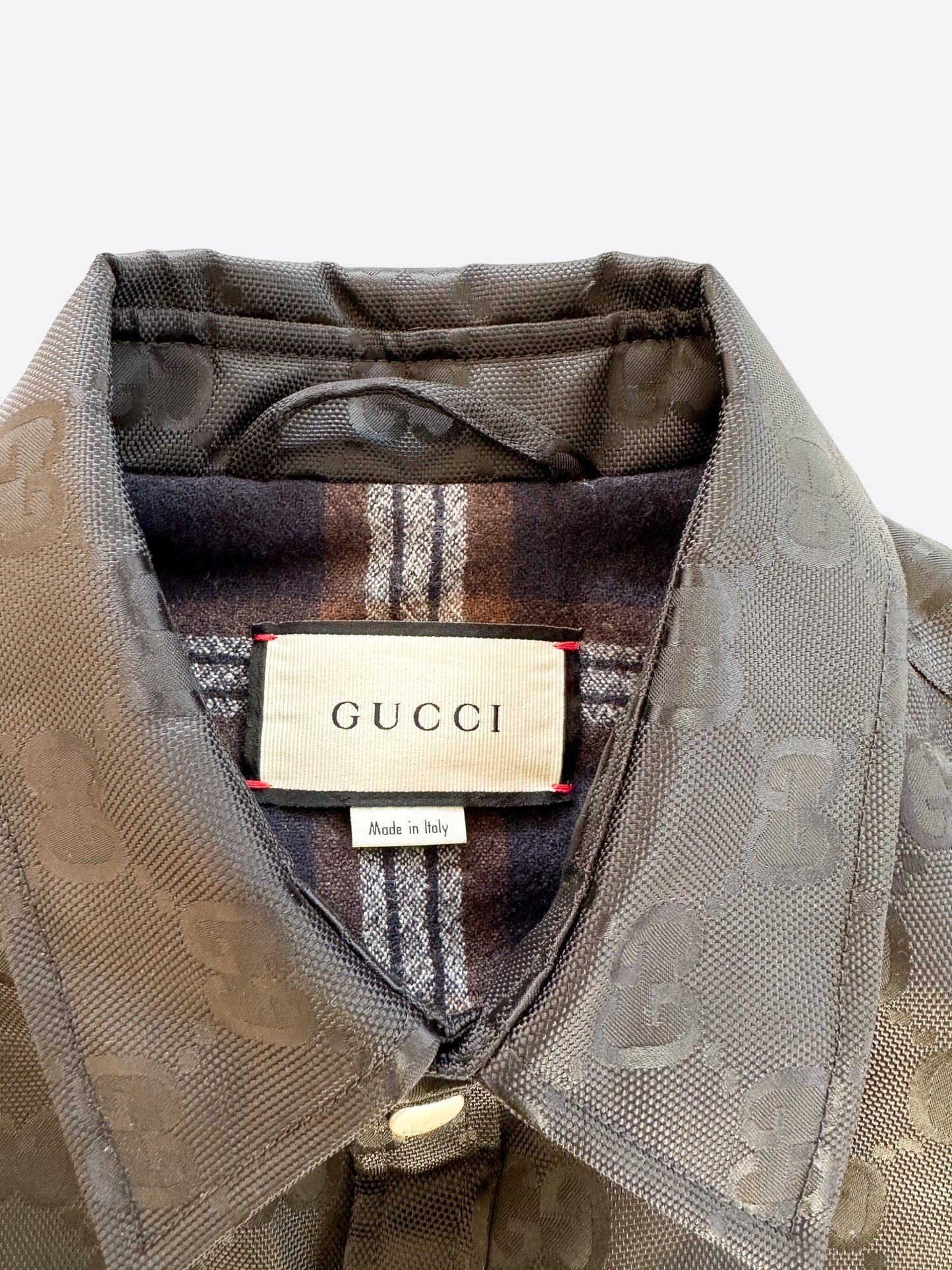 Gucci Black GG Monogram Off The Grid Vest