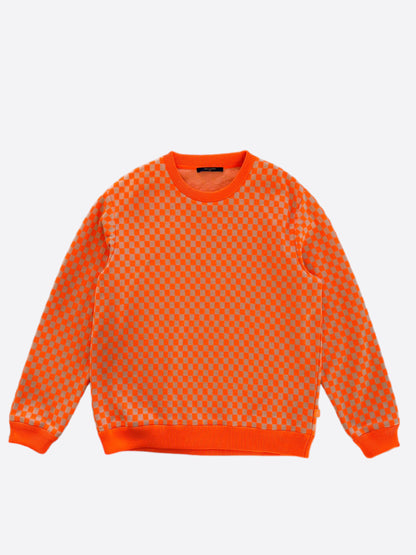 Louis Vuitton Orange Damier Sweater