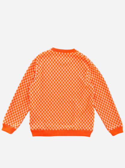 Louis Vuitton Orange Damier Sweater