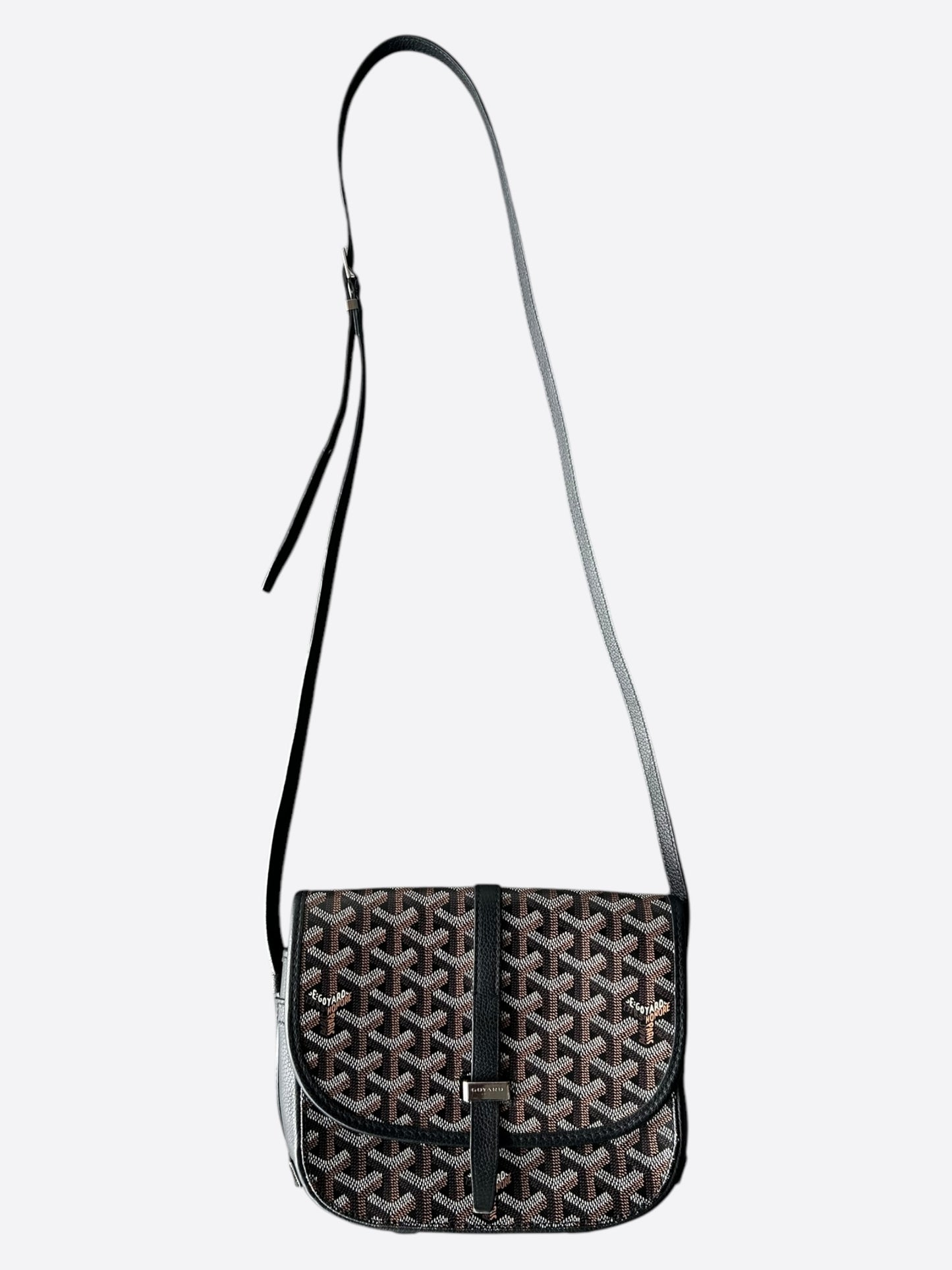 Goyard Black Belvedere Messenger Bag