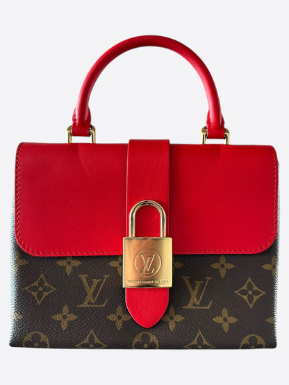 Louis Vuitton Brown & Red Monogram Locky BB