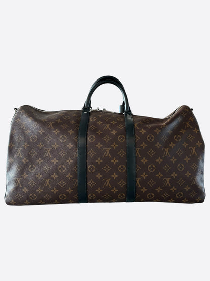 Louis Vuitton Brown Monogram Keepall 55