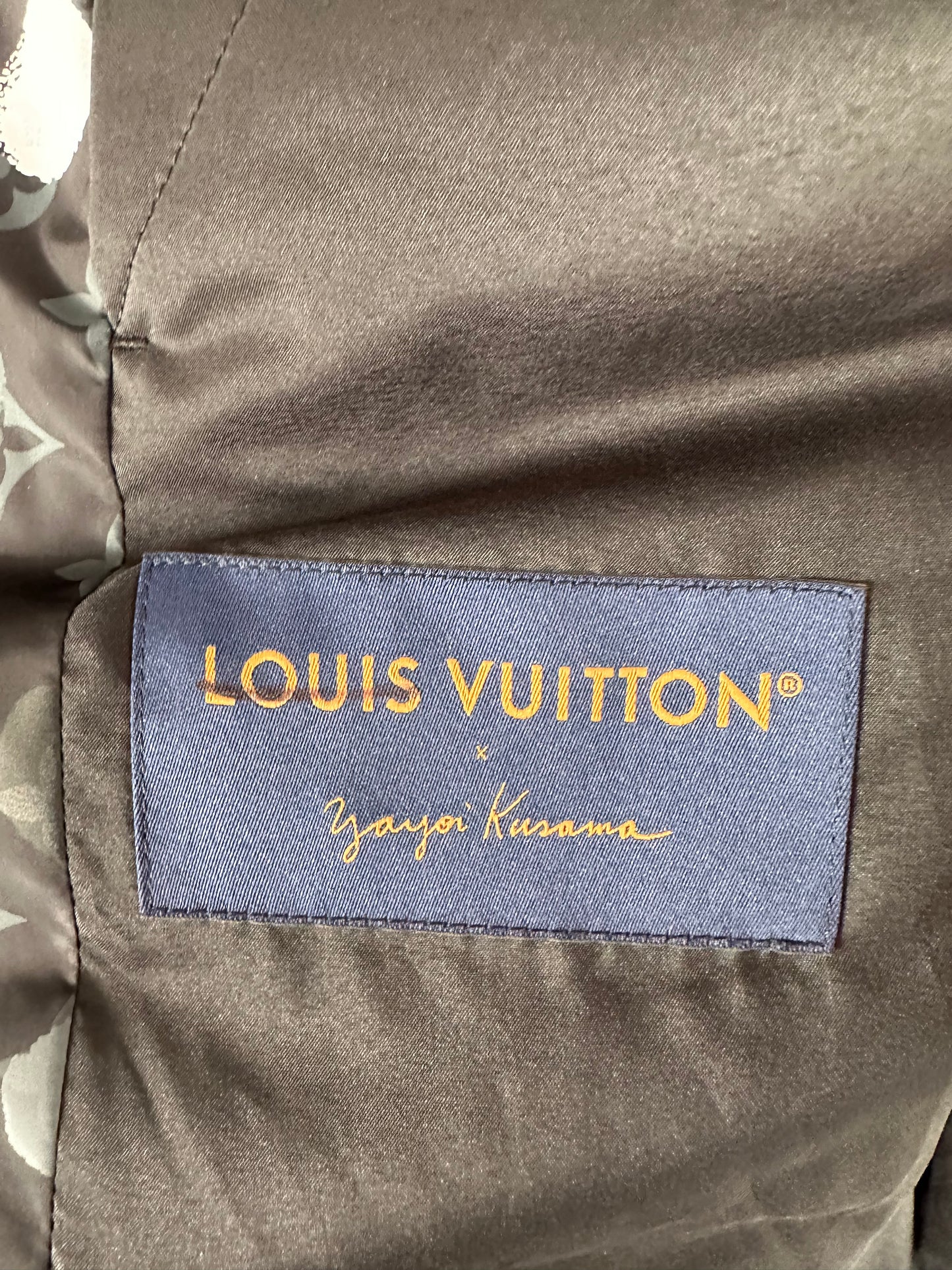 Louis Vuitton Yayoi Kusama Black Polka Dot Monogram Puffer Jacket