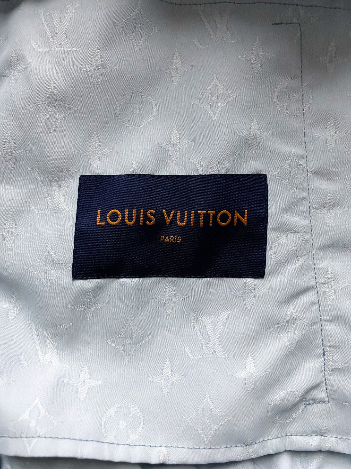 Louis Vuitton Blue Monogram Cloud Windbreaker