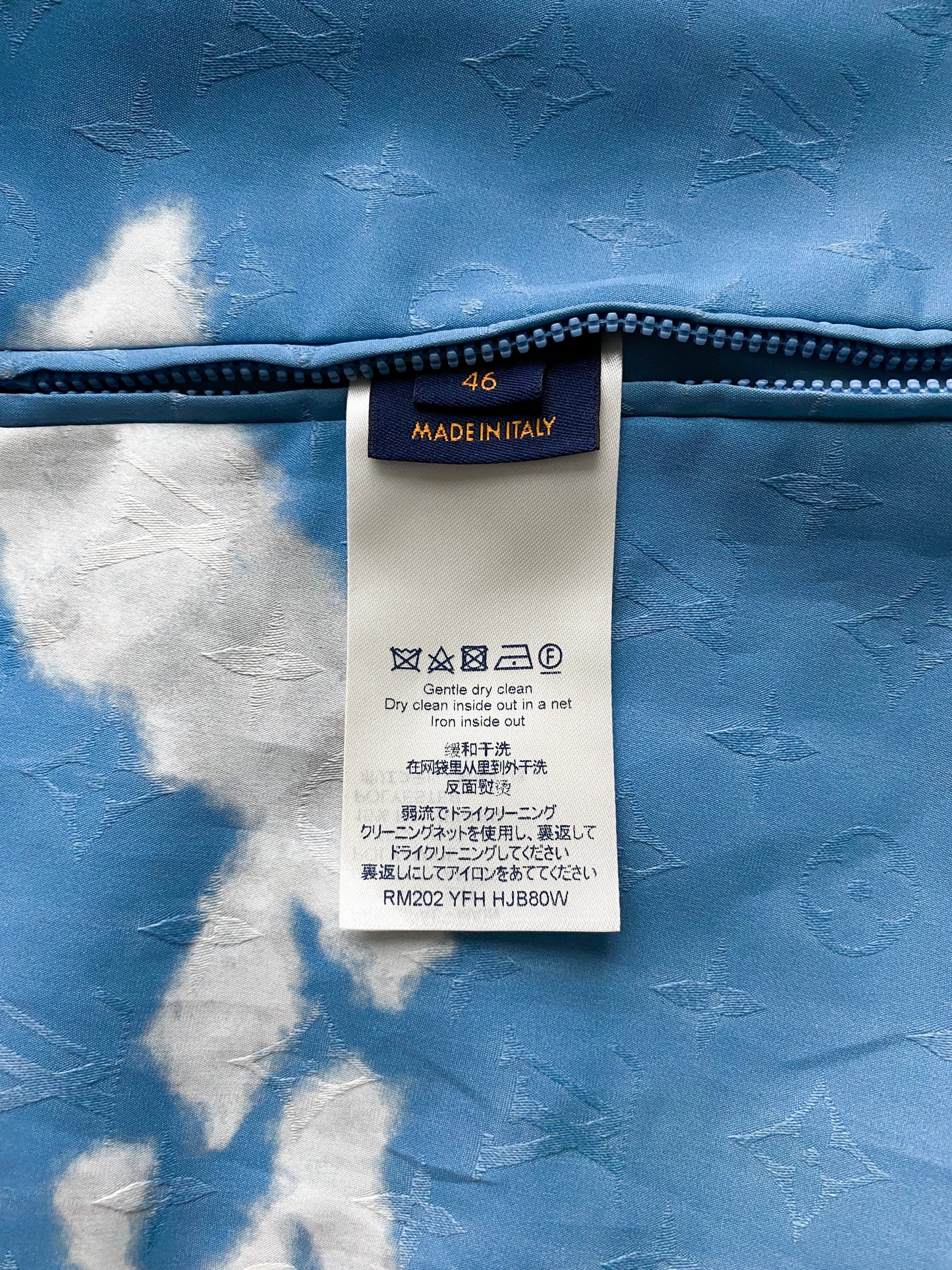 Louis Vuitton Blue Monogram Cloud Windbreaker