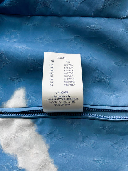 Louis Vuitton Blue Monogram Cloud Windbreaker