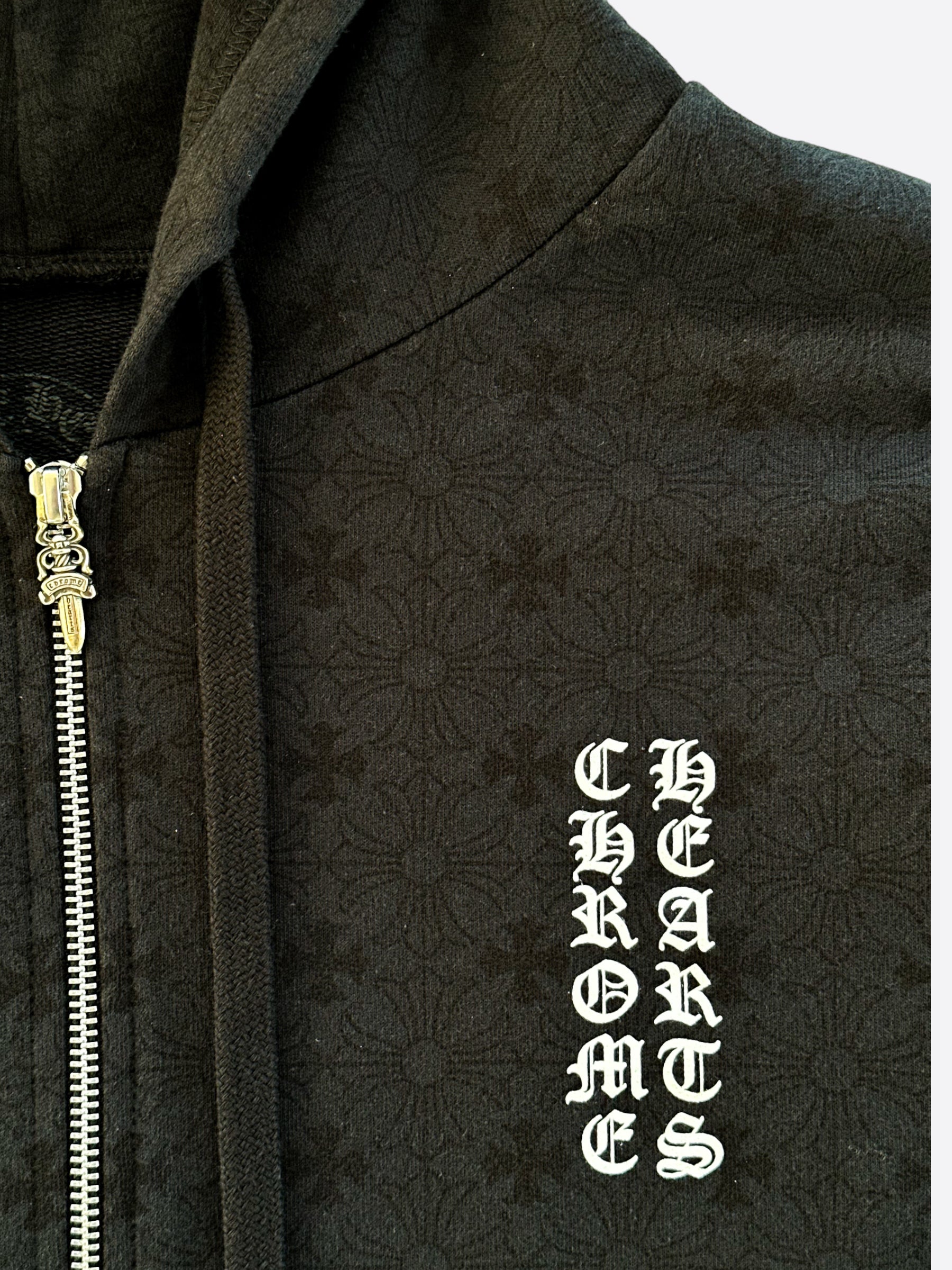 Chrome hearts cheap zip up hoodie