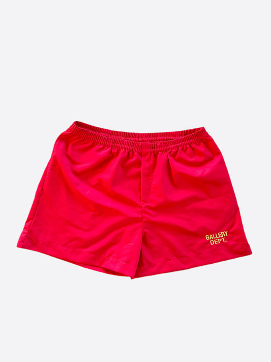 Gallery Dept Pink & Yellow Embroidered Zuma Shorts