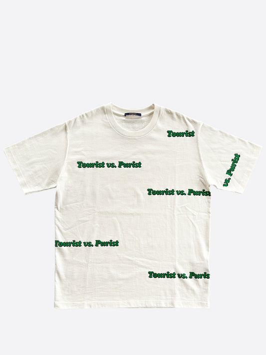 Louis Vuitton White Tourist Vs. Purist Tuffetage T-Shirt