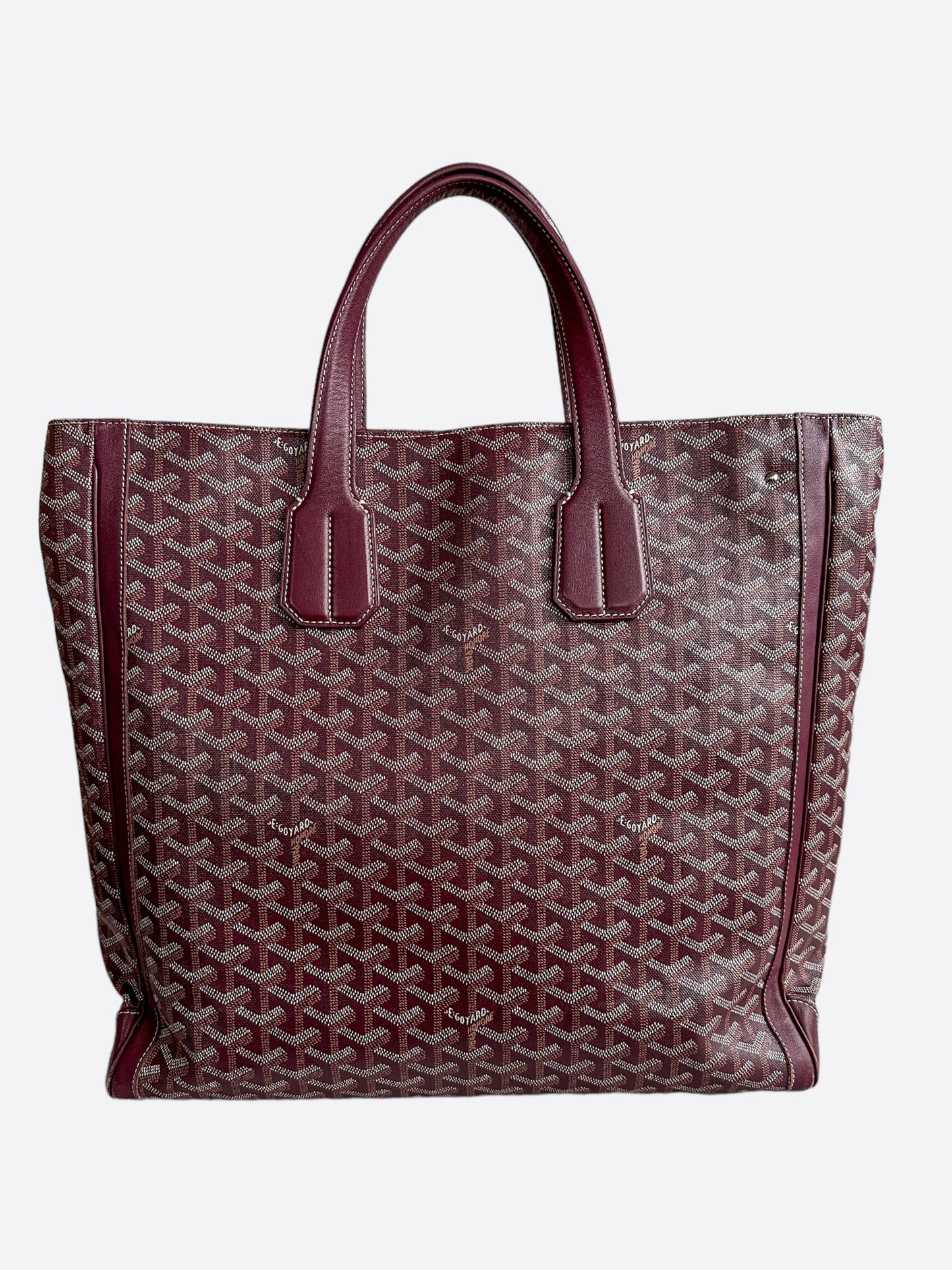 Goyard Burgundy Voltaire Tote Bag