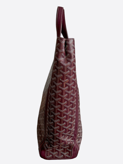 Goyard Burgundy Voltaire Tote Bag