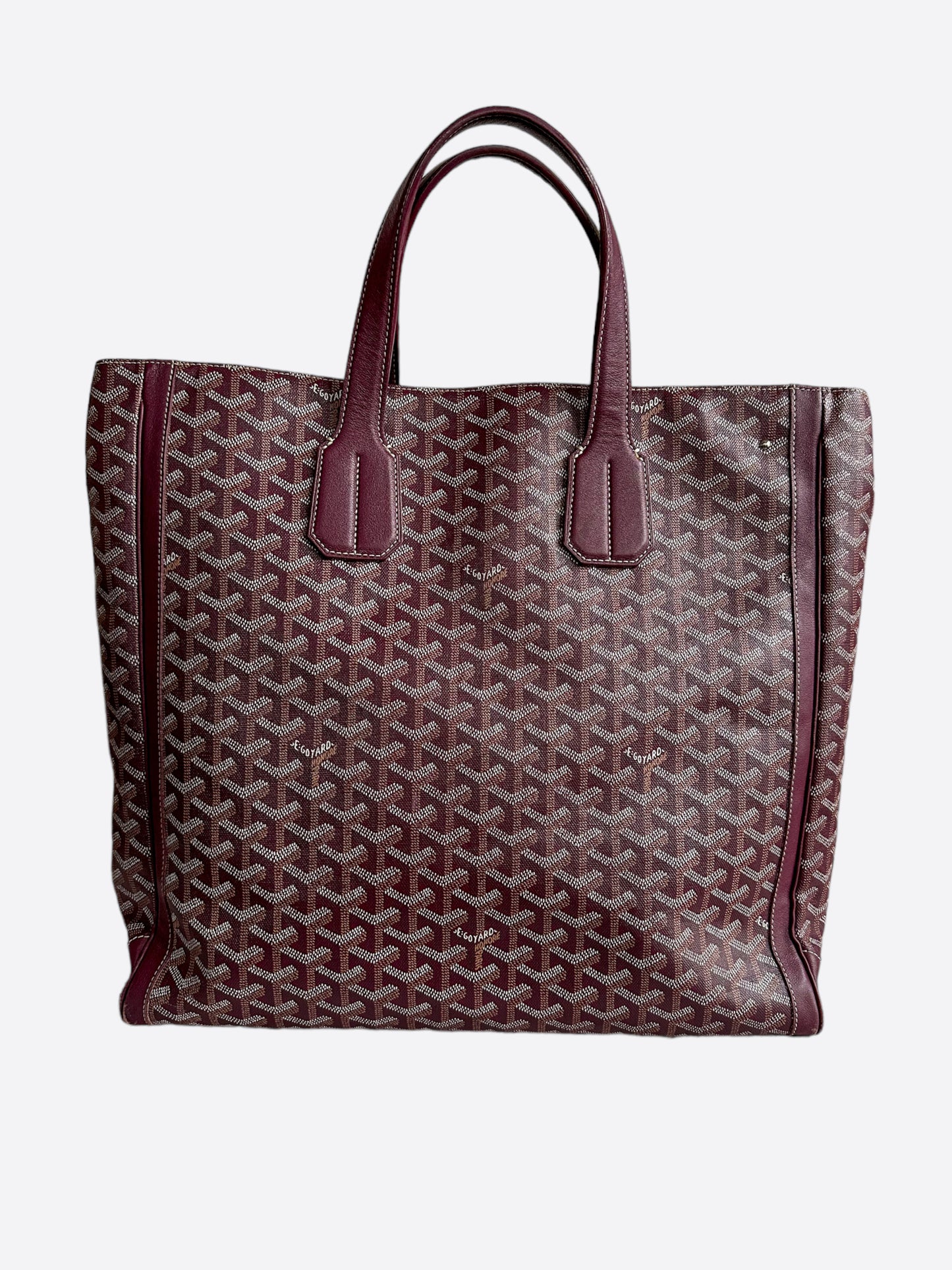 Goyard Burgundy Voltaire Tote Bag
