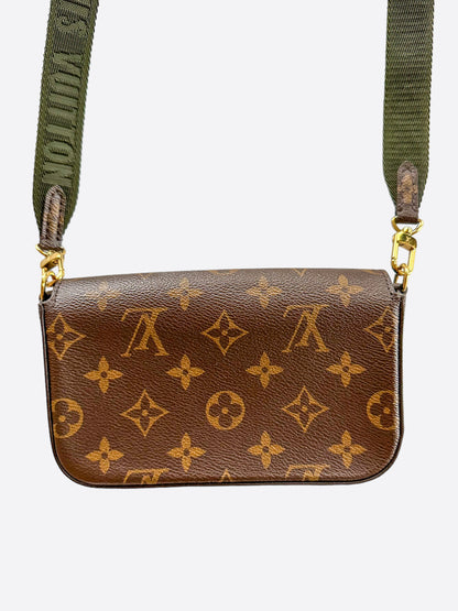 Louis Vuitton Brown Monogram Felicie Strap & Go